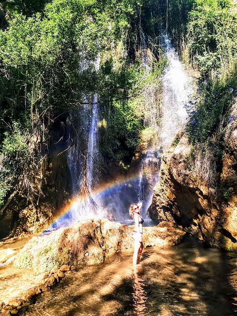 Durcal River, Spain, Sierra Nevada, España, Alcazar Waterfall