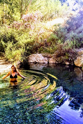 Durcal River, Spain, Sierra Nevada, España, Urquizar Baths
